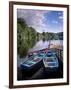 Boats and Lake, Pitlochry, Perth and Kinross, Central Scotland, Scotland, United Kingdom, Europe-Patrick Dieudonne-Framed Photographic Print