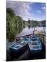 Boats and Lake, Pitlochry, Perth and Kinross, Central Scotland, Scotland, United Kingdom, Europe-Patrick Dieudonne-Mounted Photographic Print