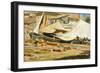 Boats and Logs-Tito Conti-Framed Giclee Print