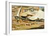 Boats and Logs-Tito Conti-Framed Giclee Print