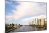 Boats and modern buildings on the Intracoastal Waterway in Fort Lauderdale, Broward County, Flor...-null-Mounted Photographic Print