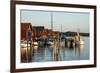 Boats and Timber Houses, Grebbestad, Bohuslan Region, West Coast, Sweden, Scandinavia, Europe-Yadid Levy-Framed Photographic Print