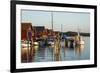 Boats and Timber Houses, Grebbestad, Bohuslan Region, West Coast, Sweden, Scandinavia, Europe-Yadid Levy-Framed Photographic Print