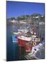 Boats and Waterfront, Mccaig's Tower on Hill, Oban, Argyll, Strathclyde, Scotland, UK, Europe-Geoff Renner-Mounted Photographic Print