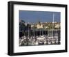 Boats and Yachts in the Harbour and Cliffs Beyond, Dieppe, Haute Normandie, France-Thouvenin Guy-Framed Photographic Print