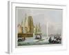 Boats Approaching a Whale, Engraved by Matthew Dubourg-John Heaviside Clark-Framed Giclee Print