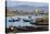 Boats Arriving at Nampan Local Market, Inle Lake, Shan State, Myanmar (Burma), Asia-Stuart Black-Stretched Canvas
