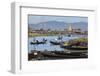 Boats Arriving at Nampan Local Market, Inle Lake, Shan State, Myanmar (Burma), Asia-Stuart Black-Framed Photographic Print