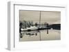 Boats at a harbor, Britannia, Steveston, Richmond, British Columbia, Canada-null-Framed Photographic Print