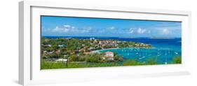 Boats at a Harbor, Cruz Bay, St. John, Us Virgin Islands-null-Framed Photographic Print