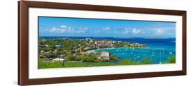 Boats at a Harbor, Cruz Bay, St. John, Us Virgin Islands-null-Framed Photographic Print