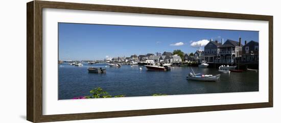 Boats at a Harbor, Nantucket, Massachusetts, USA-null-Framed Photographic Print