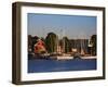 Boats at a Harbor, Parnu Yacht Club, Parnu, Estonia-null-Framed Photographic Print