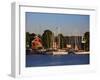 Boats at a Harbor, Parnu Yacht Club, Parnu, Estonia-null-Framed Photographic Print