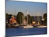 Boats at a Harbor, Parnu Yacht Club, Parnu, Estonia-null-Mounted Photographic Print