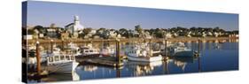 Boats at a Harbor, Provincetown, Cape Cod, Barnstable County, Massachusetts, USA-null-Stretched Canvas