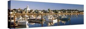 Boats at a Harbor, Provincetown, Cape Cod, Barnstable County, Massachusetts, USA-null-Stretched Canvas