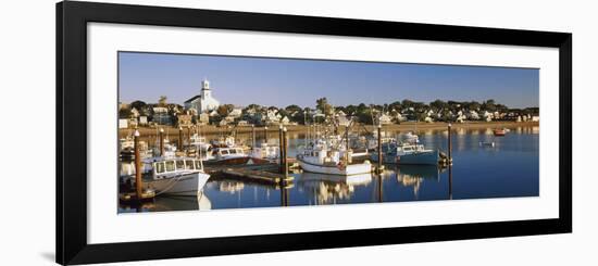 Boats at a Harbor, Provincetown, Cape Cod, Barnstable County, Massachusetts, USA-null-Framed Photographic Print