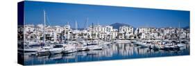 Boats at a Harbor, Puerto Banus, Costa Del Sol, Andalusia, Spain-null-Stretched Canvas