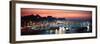 Boats at a Harbor, Rosmeur Harbour, Douarnenez, Finistere, Brittany, France-null-Framed Photographic Print