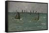 Boats at Berck sur Mer, 1873 by Edouard Manet-Edouard Manet-Framed Stretched Canvas