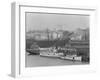 Boats at Galbraith Dock Photograph - Seattle, WA-Lantern Press-Framed Art Print