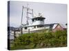 Boats at Icy Strait Point Cannery Museum, Hoonah City, Chichagof Island, Southeast Alaska, USA-Richard Cummins-Stretched Canvas