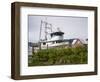 Boats at Icy Strait Point Cannery Museum, Hoonah City, Chichagof Island, Southeast Alaska, USA-Richard Cummins-Framed Photographic Print