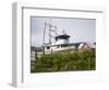 Boats at Icy Strait Point Cannery Museum, Hoonah City, Chichagof Island, Southeast Alaska, USA-Richard Cummins-Framed Photographic Print