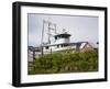 Boats at Icy Strait Point Cannery Museum, Hoonah City, Chichagof Island, Southeast Alaska, USA-Richard Cummins-Framed Photographic Print