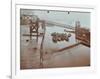 Boats at Limehouse Pier, Poplar, London, 1908-null-Framed Photographic Print