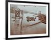 Boats at Limehouse Pier, Poplar, London, 1908-null-Framed Photographic Print
