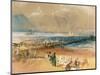 Boats at Margate Pier-JMW Turner-Mounted Giclee Print