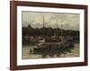 Boats at Night-Furtesen-Framed Art Print