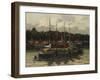 Boats at Night-Furtesen-Framed Art Print