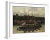 Boats at Night-Furtesen-Framed Art Print