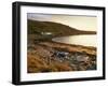 Boats at Nor Wick on the Northeast Tip of the Island, Scotland, United Kingdom-Patrick Dieudonne-Framed Photographic Print