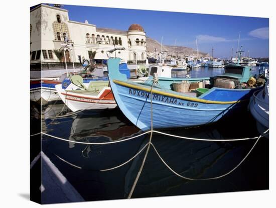 Boats at Pothia, Kalymnos, Dodecanese Islands, Greek Islands, Greece-Ken Gillham-Stretched Canvas