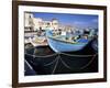 Boats at Pothia, Kalymnos, Dodecanese Islands, Greek Islands, Greece-Ken Gillham-Framed Photographic Print