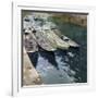 Boats at Rest-Joaquín Sorolla y Bastida-Framed Giclee Print