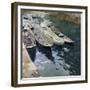 Boats at Rest-Joaquín Sorolla y Bastida-Framed Giclee Print