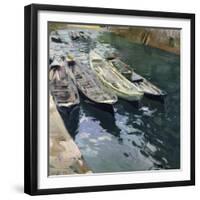 Boats at Rest-Joaquín Sorolla y Bastida-Framed Giclee Print