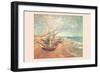 Boats at Saintes-Maries-Vincent van Gogh-Framed Art Print