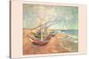 Boats at Saintes-Maries-Vincent van Gogh-Stretched Canvas