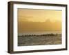 Boats at Sea, French Polynesia-Sylvain Grandadam-Framed Photographic Print