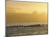 Boats at Sea, French Polynesia-Sylvain Grandadam-Mounted Photographic Print