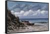 Boats at St. Aubain-Gustave Courbet-Framed Stretched Canvas