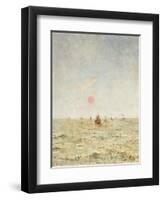 Boats at Sunrise-Alfred Emile Léopold Stevens-Framed Giclee Print