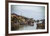 Boats at the Thu Bon River, Hoi An, Vietnam, Indochina, Southeast Asia, Asia-Yadid Levy-Framed Photographic Print