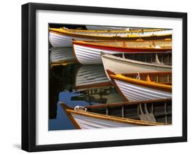 Boats at the Wooden Boat Center, Lake Union, Seattle, Washington, USA-Tom Haseltine-Framed Photographic Print